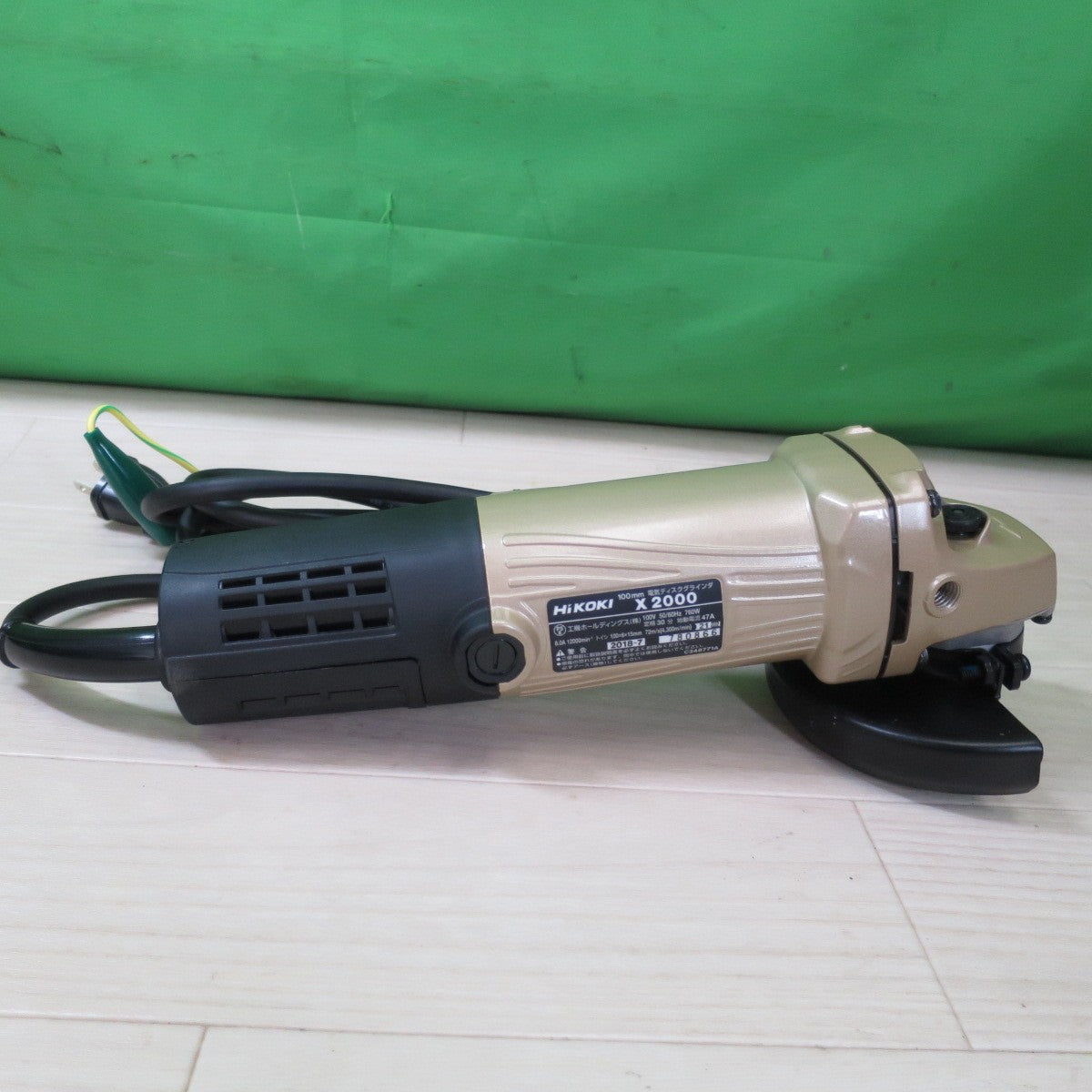 [送料無料] 未使用！付属品付き☆HiKOKI 100mm 電気 ディスク グラインダ X2000 電動 工具 研磨 研摩 機 切断 研削 コード式 ハイコーキ 日立工機☆