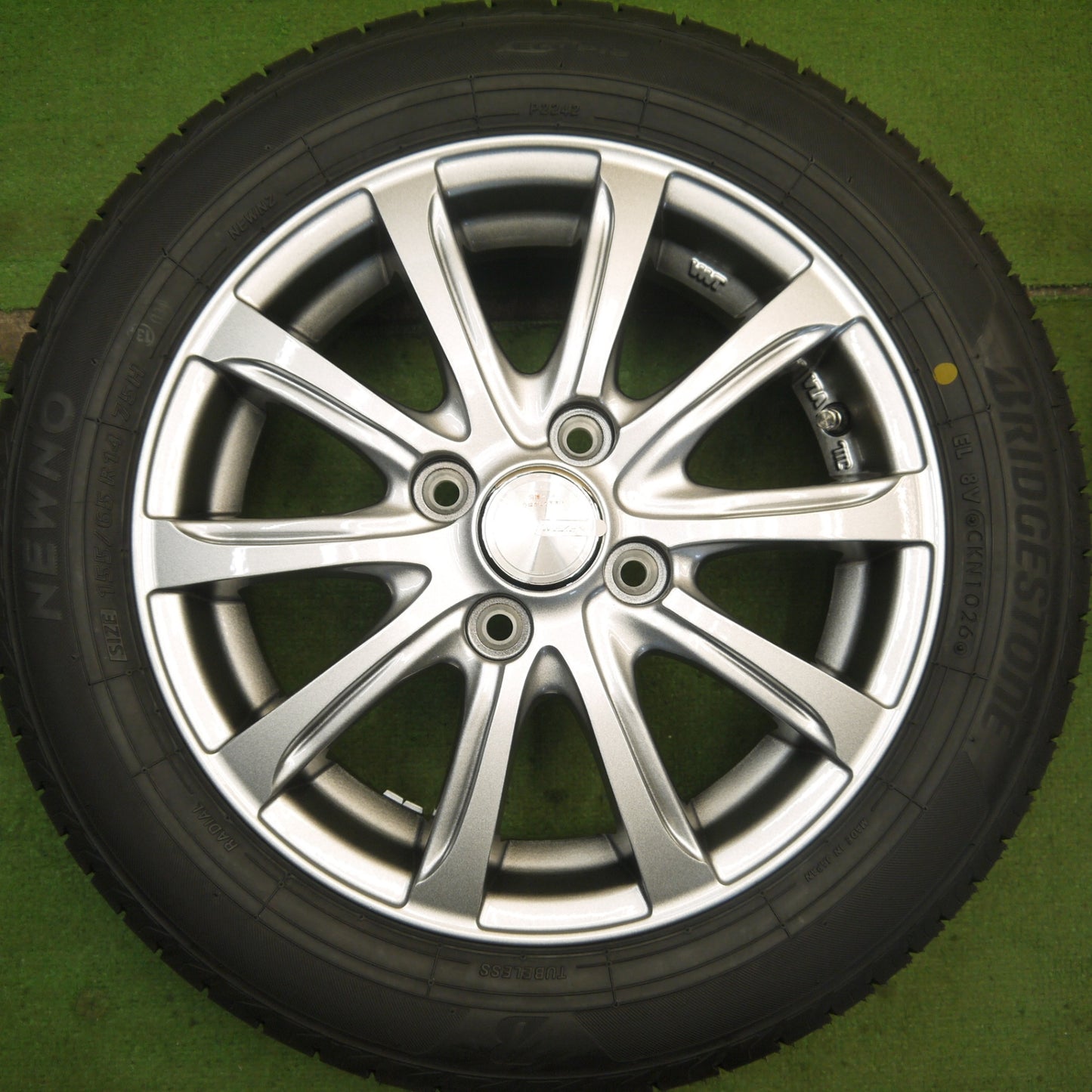 未使用！26年◎155/65R14 ブリヂストン NEWNO WEZEN ニューノ ウェーゼン 14インチ PCD100/4H◎6070501Hノ