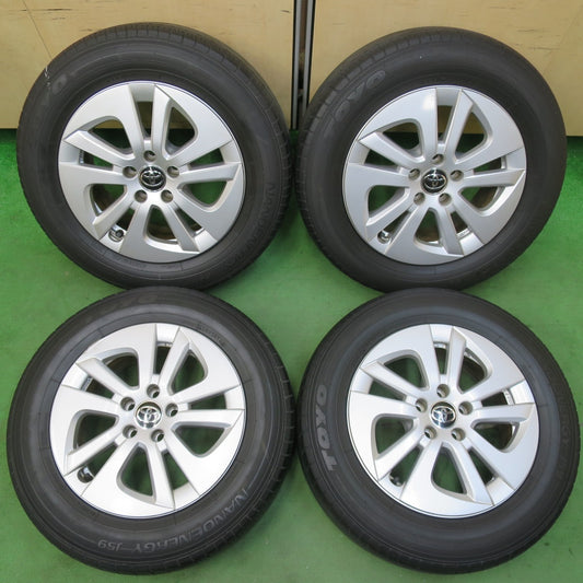 [送料無料] キレイ★トヨタ 50系 プリウス 純正 195/65R15 トーヨー ナノエナジー J59 15インチ PCD100/5H★5022115イノ