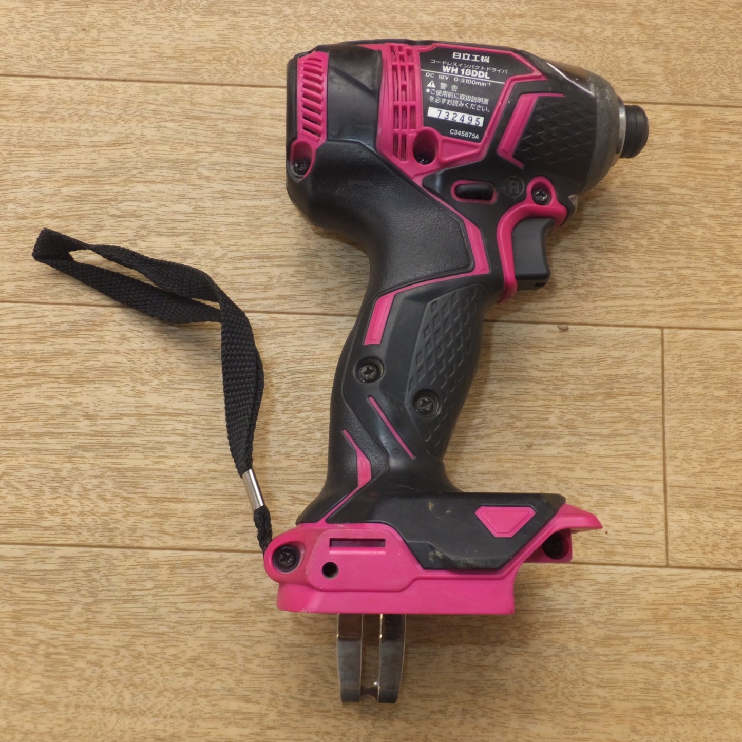 [送料無料] ジャンク★日立 HITACHI コードレスインパクトドライバ WH18DDL DC18V 本体のみ★