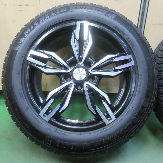 バリ溝！キレイ！9分◎アウディ 等 EUROBAHN SPORT TECHNIC 235/60R18 スタッドレス ミシュラン X-ICE SNOW SUV スポーツテクニック 18インチ PCD112/5H◎6100904イス