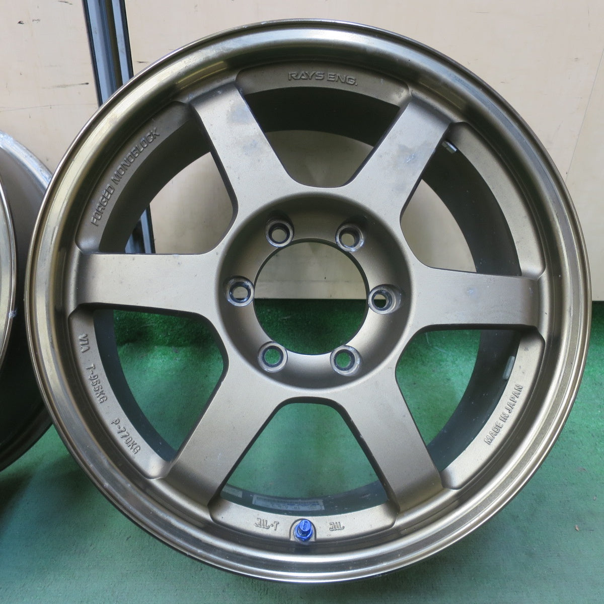 4本価格★RAYS VR TE37 MONOBLOCK 鍛造 18インチ ホイール レイズ モノブロック 18×8.0J PCD139.7/6H★6061403イホ