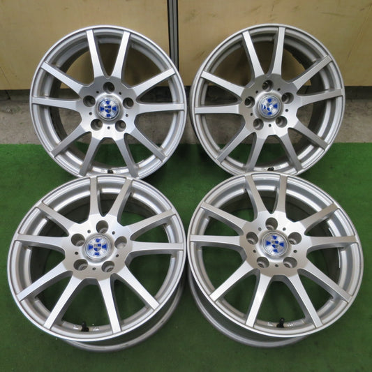 4本価格★GMach weds 16インチ ホイール ウェッズ 16×6.5J PCD114.3/5H★6040402NGホ