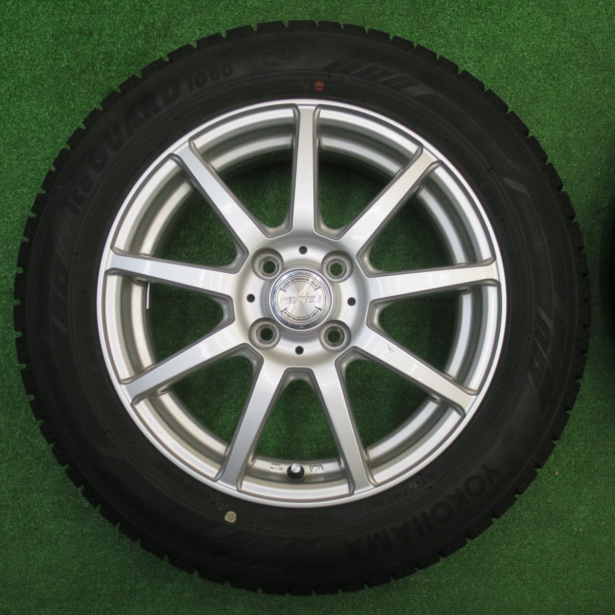 バリ溝！24年！ほぼ10分★スタッドレス 175/65R15 ヨコハマ アイスガード iG60 ravrion ラブリオン 15インチ PCD100/4H★5110503NJス