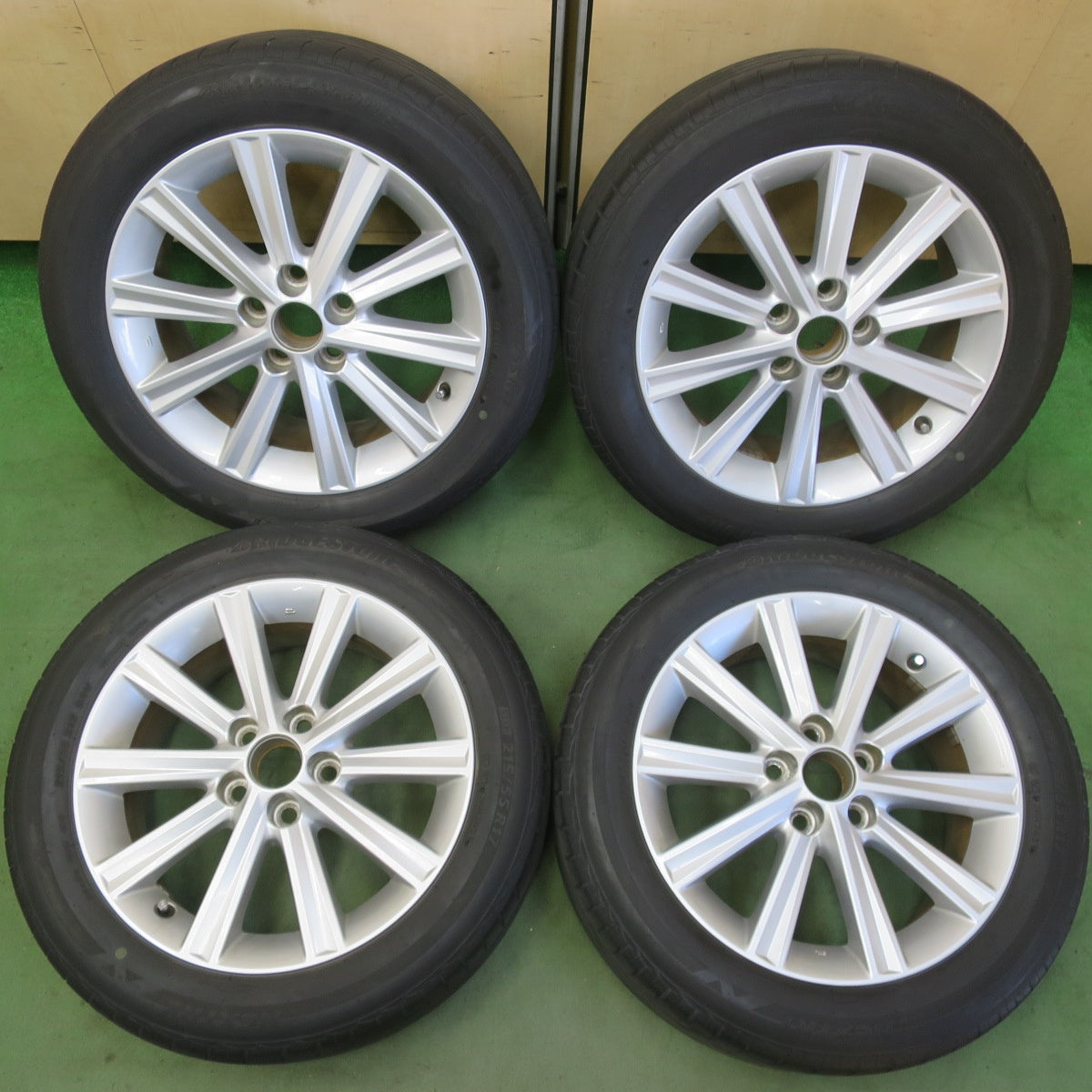 4本価格★トヨタ 50系 カムリ 純正 215/55R17 ブリヂストン ネクストリー エコピア 17インチ PCD114.3/5H★6061011イノ