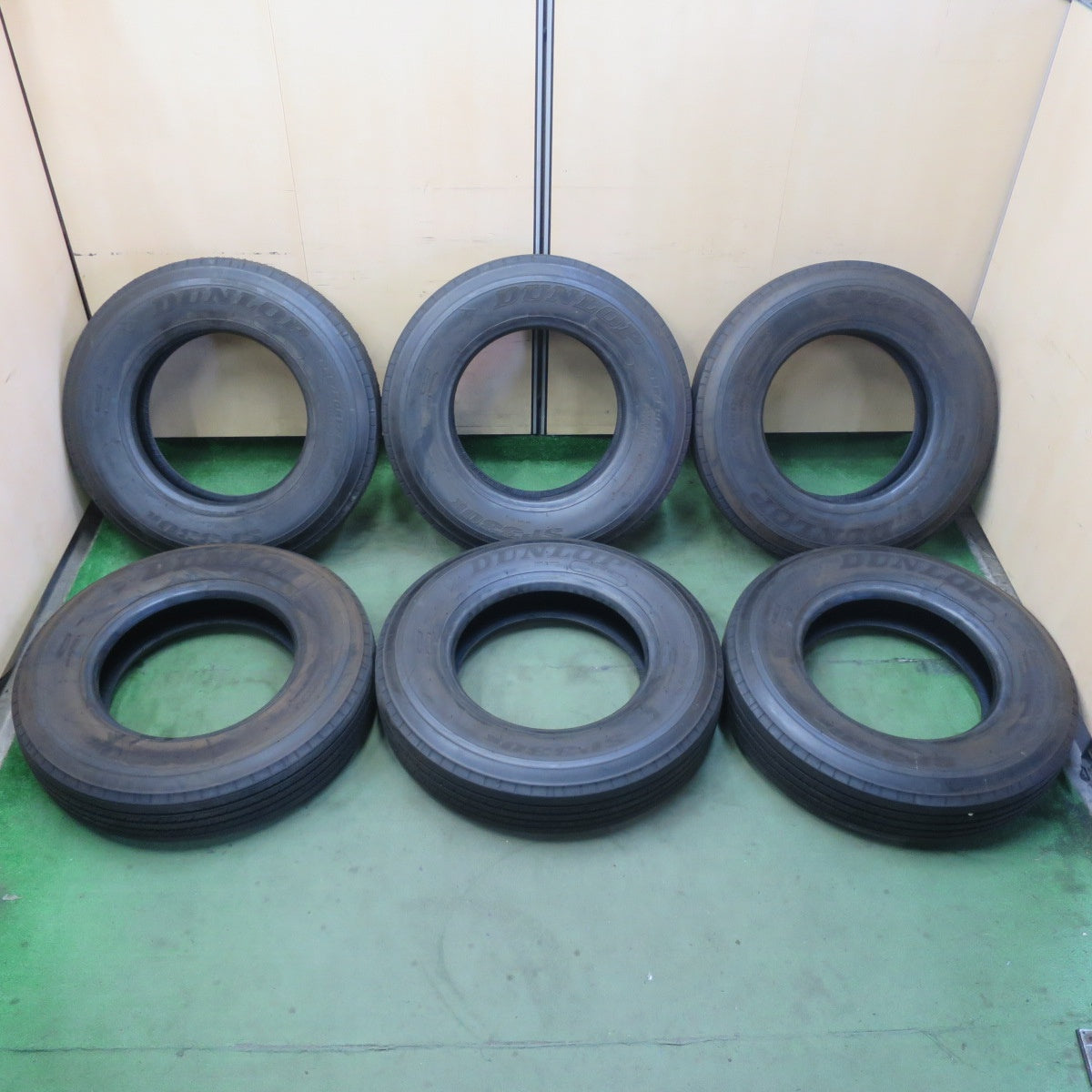 新車外し！25年！6本★トラック タイヤ 225/80R17.5 123/122N ダンロップ SP330K 17.5インチ★6061006イノタ