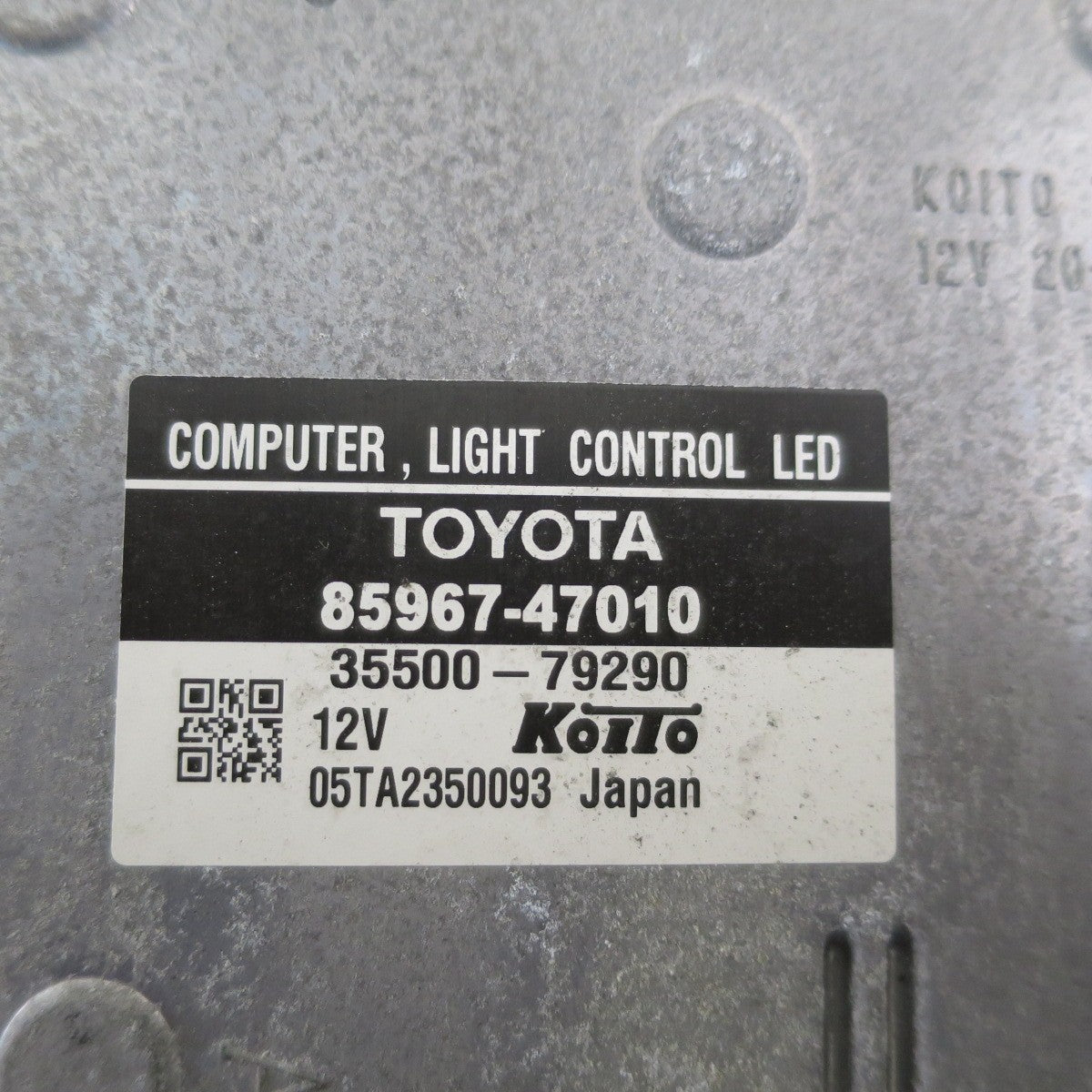 ♪トヨタ ZVW30 前期 プリウス 純正 LED ヘッドランプ 85967-47010 35500-79290 KOITO 47-30 右 側 のみ ヘッドライト 照明 カー パーツ♪