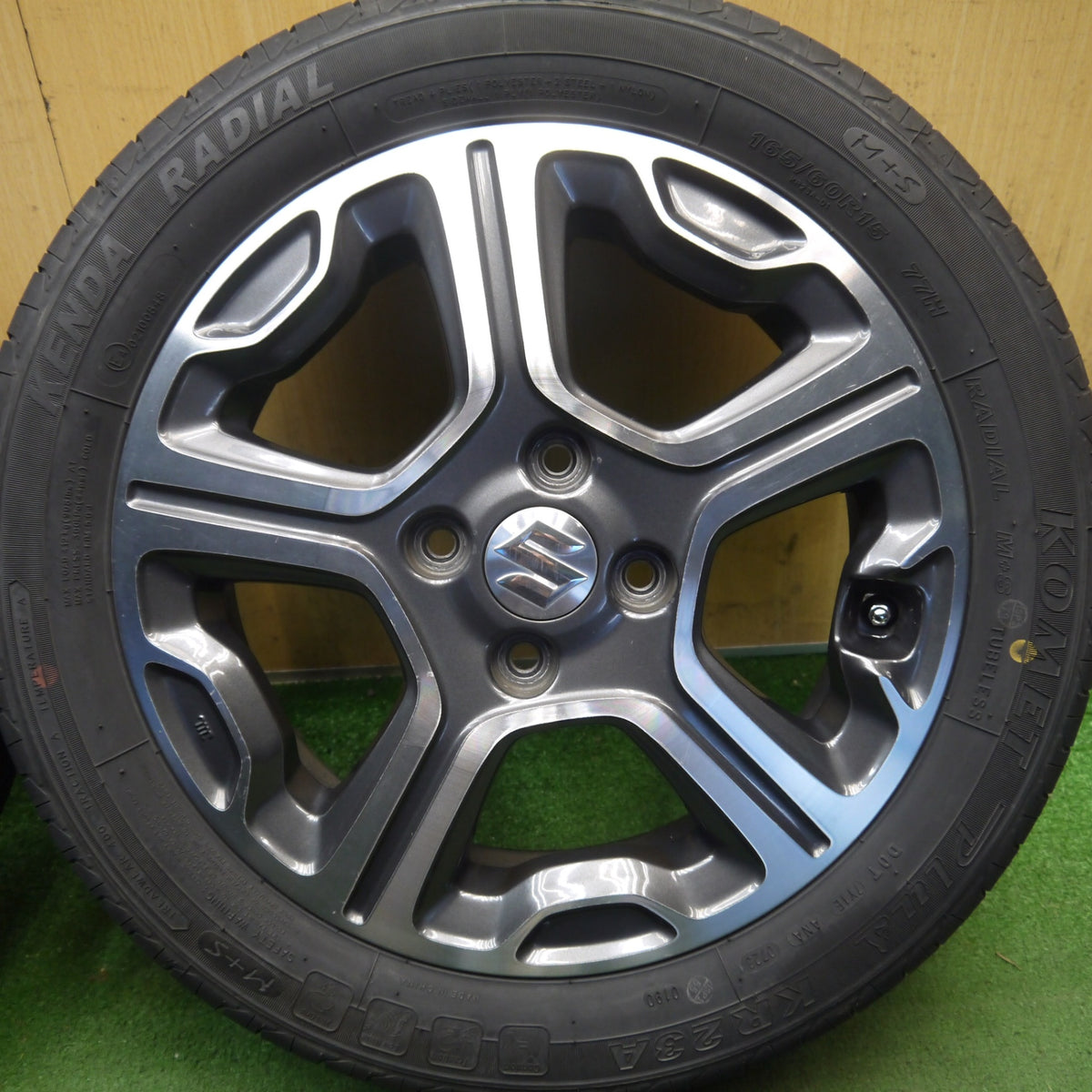 4本価格！23年◎スズキ MR31S MR41S ハスラー 純正 165/60R15 ケンダ KOMET Plus KR23A 15インチ PCD100/4H◎6090403Hノ