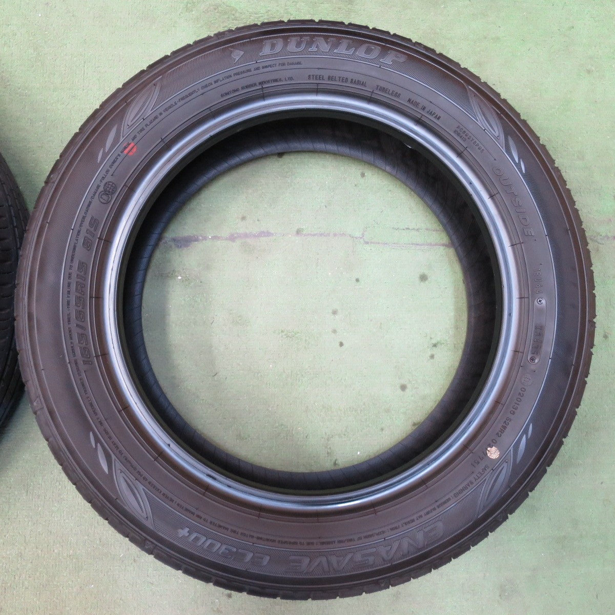 新車外し！25年★165/65R15 ダンロップ エナセーブ EC300+ タイヤ 15インチ タフト ソリオ デリカ D:2 等★5112005イノタ