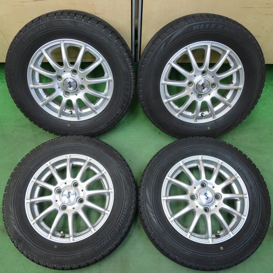 キレイ★スタッドレス 155/70R13 ブリヂストン ブリザック VRX 社外 アルミ 13インチ PCD100/4H★5042510イス