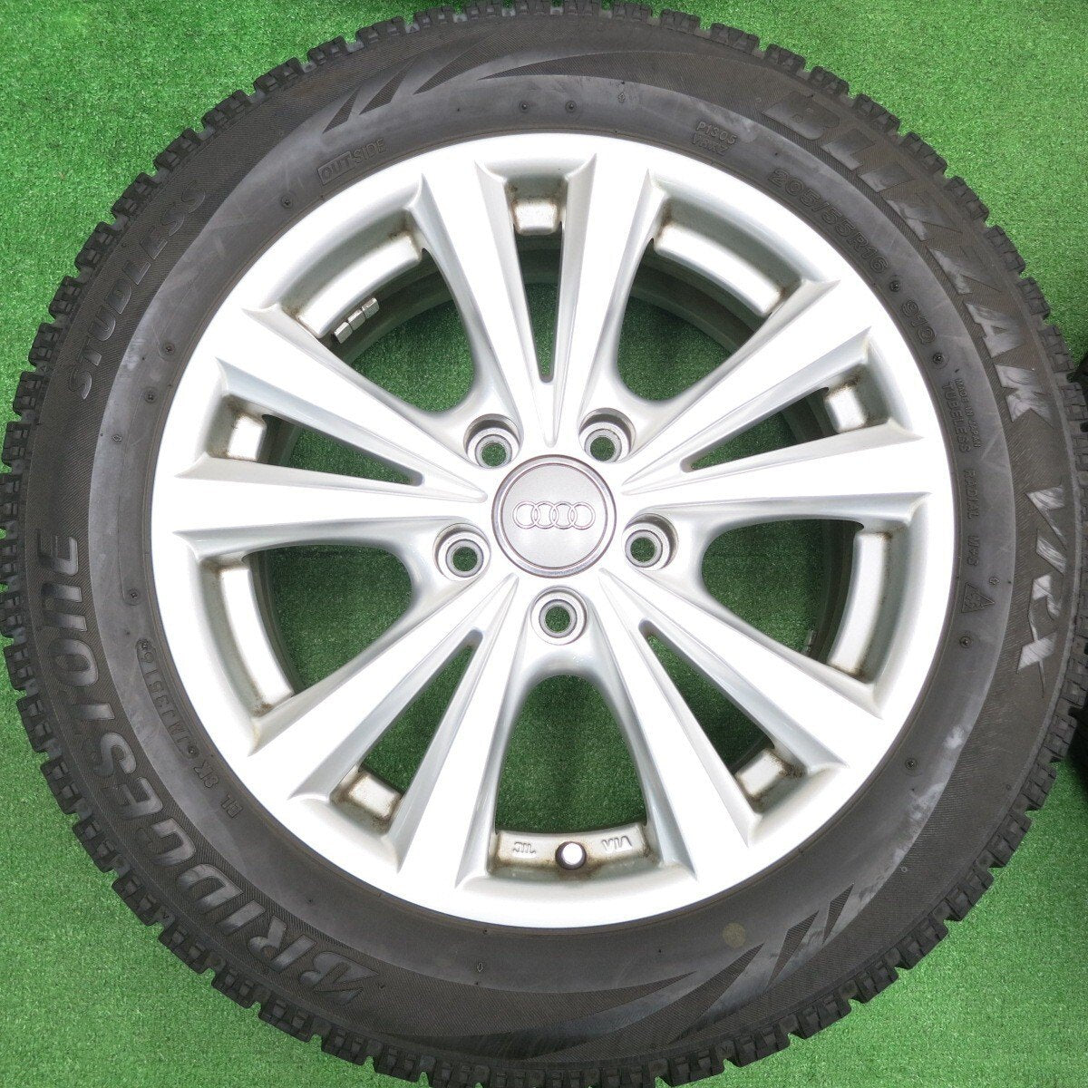 キレイ★アウディ 等 AGA Dorf 205/55R16 スタッドレス ブリヂストン ブリザック VRX 16インチ ドルフ PCD112/5H★4111202HAス