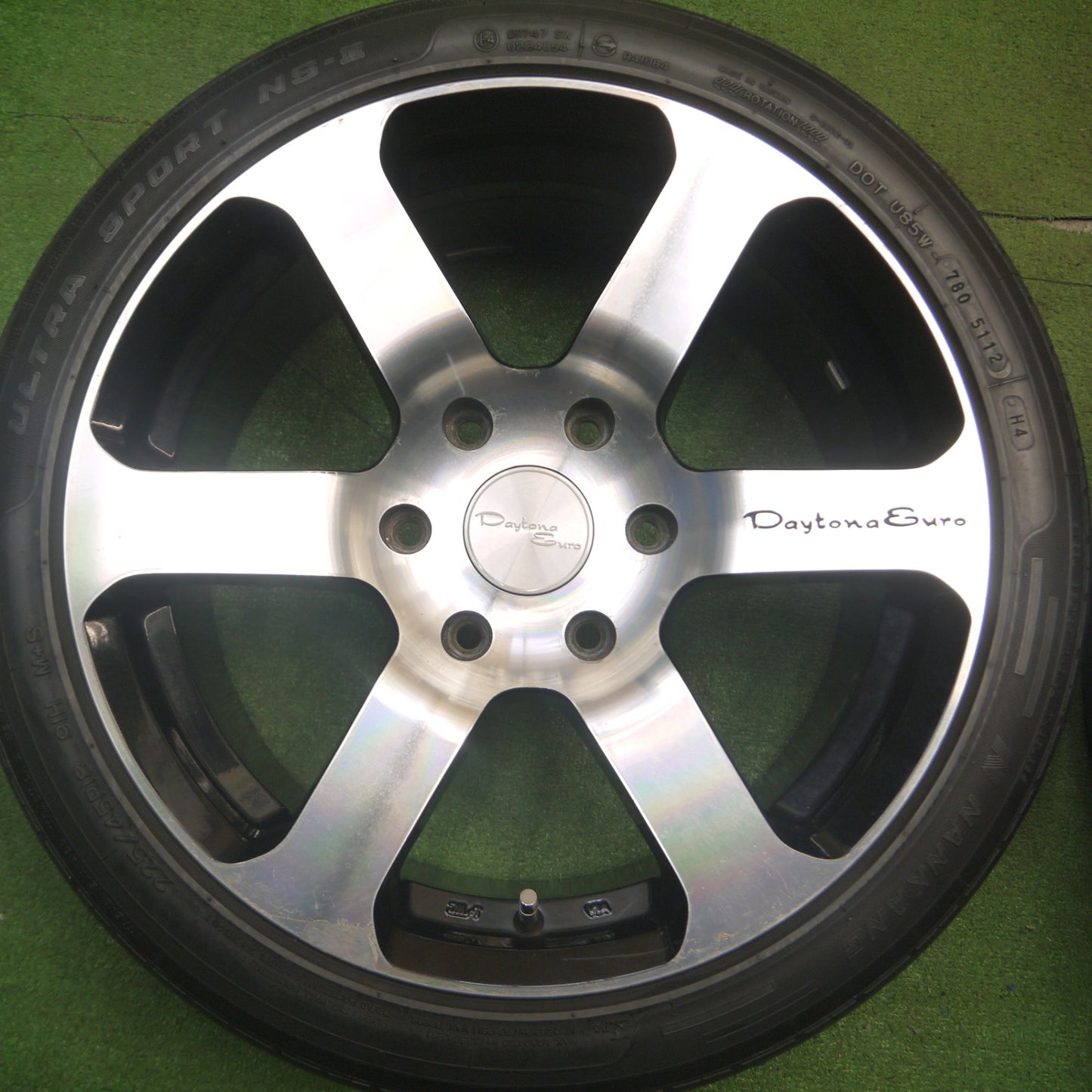 [送料無料] 4本価格★Daytona Euro 225/45R18 ナンカン ウルトラスポーツ NS-2 デイトナ ユーロ 18インチ PCD139.7/6H★5020509Hノ