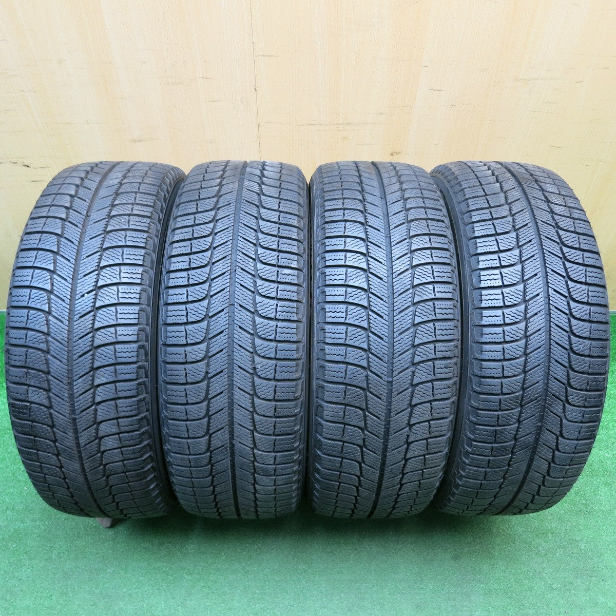 バリ溝！9分★トヨタ 50系 エスティマ アエラス 純正 225/50R18 スタッドレス ミシュラン X-ICE SNOW 18インチ PCD114.3/5H★5120406HAス