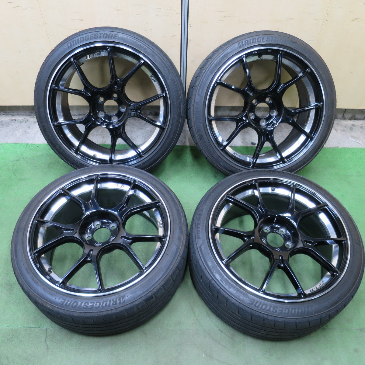4本価格！23年◎86 BRZ 等 SSR GTX02 FFT-R 225/40R18 ブリヂストン ポテンザ S007A 18インチ PCD100/5H◎6090901NGノ