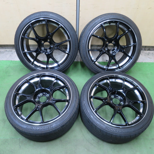 4本価格！23年◎86 BRZ 等 SSR GTX02 FFT-R 225/40R18 ブリヂストン ポテンザ S007A 18インチ PCD100/5H◎6090901NGノ
