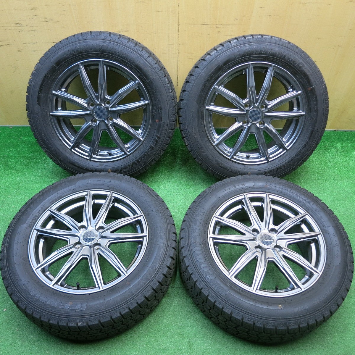 バリ溝！21年！9.5分以上★スタッドレス 195/65R16 グッドイヤー アイスナビ7 Rversion Brocer Rバージョン ブロッカー 16インチ PCD100/4H★5122102HAス