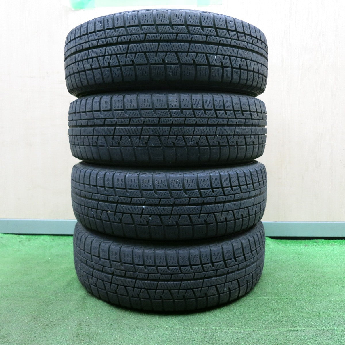 *送料無料* バリ溝！8.5分★ホンダ フリード 純正 185/65R15 スタッドレス ヨコハマ アイスガード iG50 プラス 15インチ PCD100/4H★4051801NJス