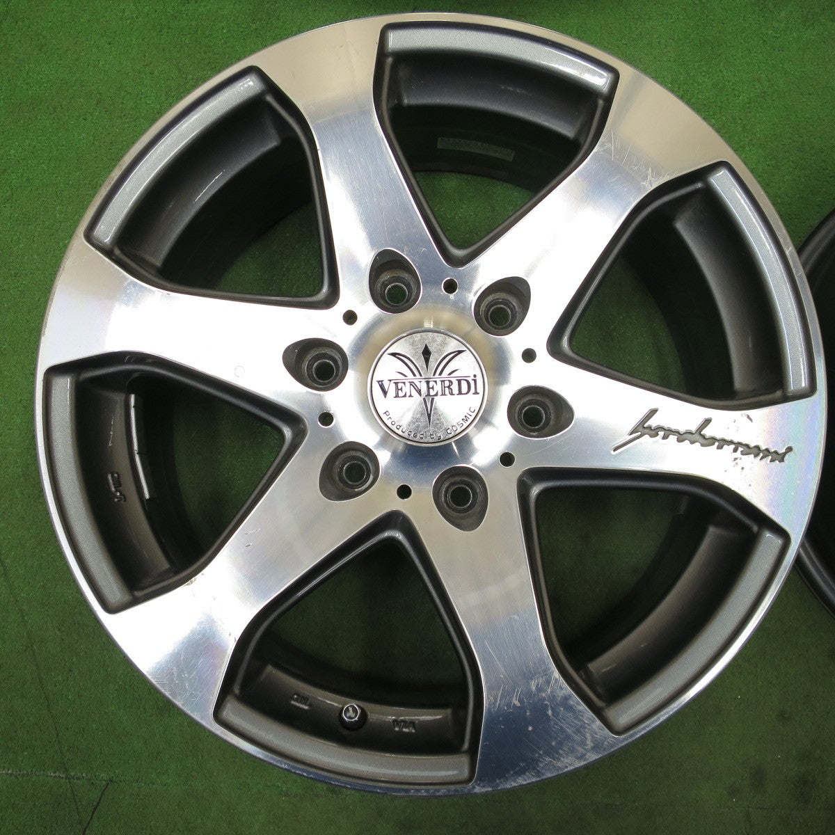 4本価格★VENERDI HEREBORRANI CL-106 COSMIC ヴェネルディ 17インチ ホイール 17×6.5J ヴェネルディ エレボラーニ PCD139.7/6H★6030902ナホ