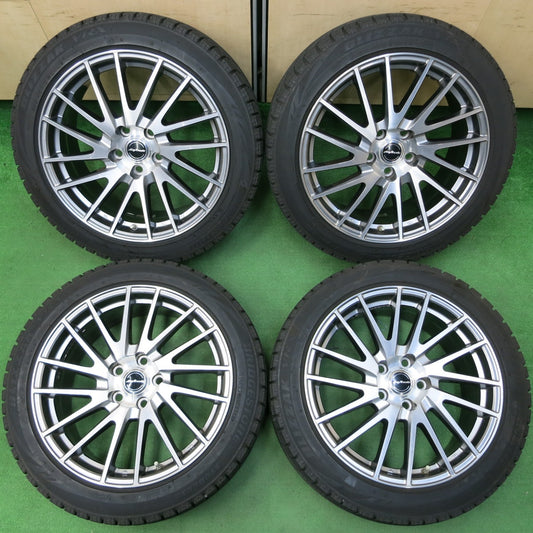 *送料無料* センサー付！バリ溝！8.5分★レクサス GS 等 235/45R18 スタッドレス ブリヂストン ブリザック VRX Lefinada レフィナーダ PCD114.3/5H★4042804イス