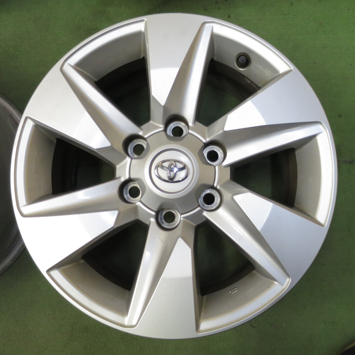 4本価格◎トヨタ 150系 ランクル プラド 純正 ホイール 17インチ 17×7.5J PCD139.7/6H◎6080403NGホ