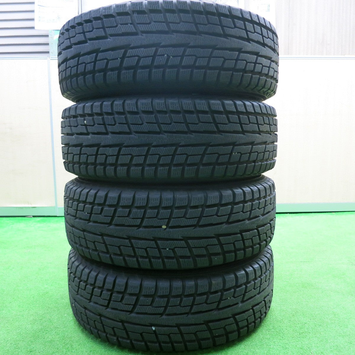 [送料無料] バリ溝！21年！キレイ！9.5分★スタッドレス 215/65R16 ヨコハマ ジオランダー i/T-S STRANGER ストレンジャー 16インチ PCD114.3/5H★4102907HAス