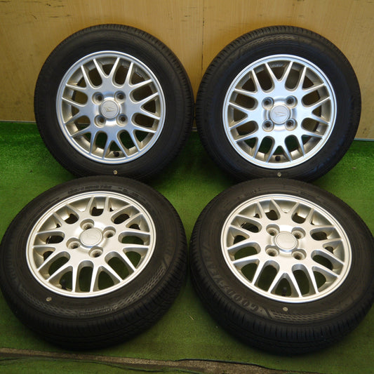 バリ溝！23年！ほぼ10分◎ダイハツ アトレー ネイキッド 等 純正 155/65R13 グッドイヤー EfficientGrip ECO EG02 13インチ PCD100/4H◎6072405Hノ