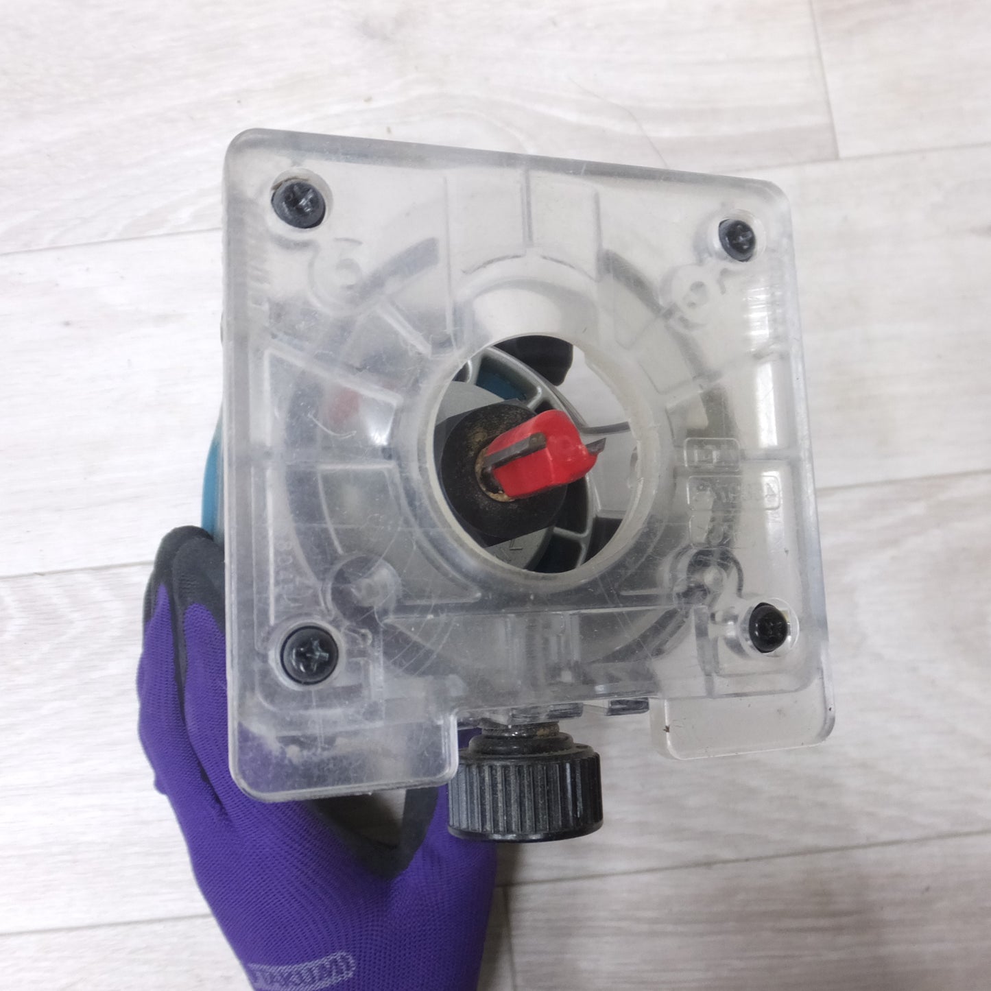 [送料無料] キレイ◆makita マキタ 充電式トリマ RT50D 18V バッテリー 充電器付き 電動工具◆