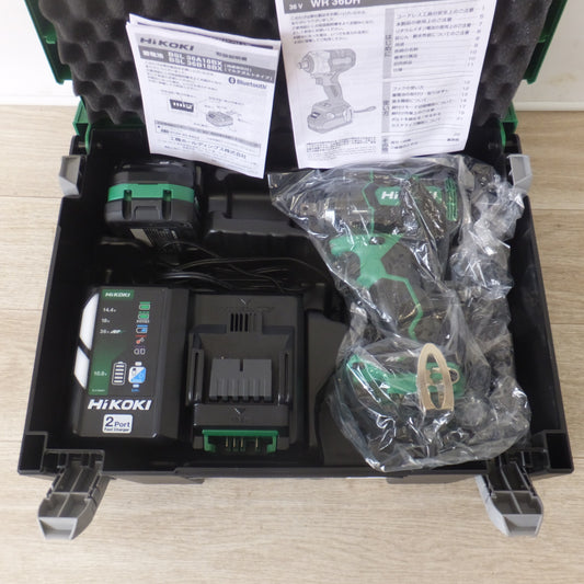 [送料無料] 未使用★ハイコーキ HiKOKI コードレスインパクトレンチ WR36DH 2XPSZ 36V　バッテリ 1個★