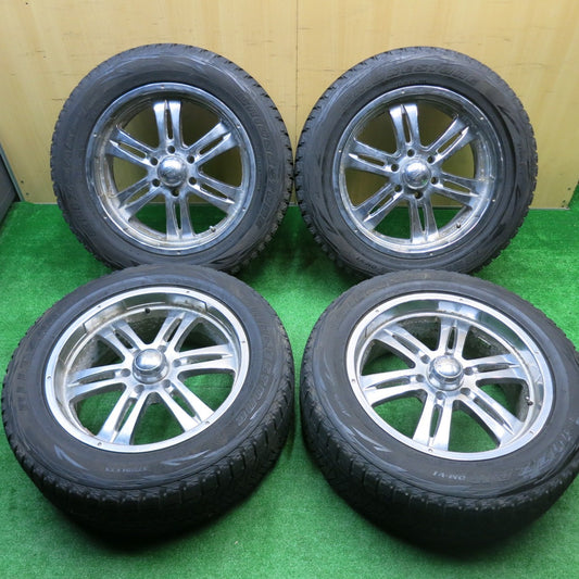 4本価格★スタッドレス 275/55R20 ブリヂストン ブリザック DM-V1 OFF ROAD 社外 アルミ 20インチ PCD139.7/6H★5102001AKス