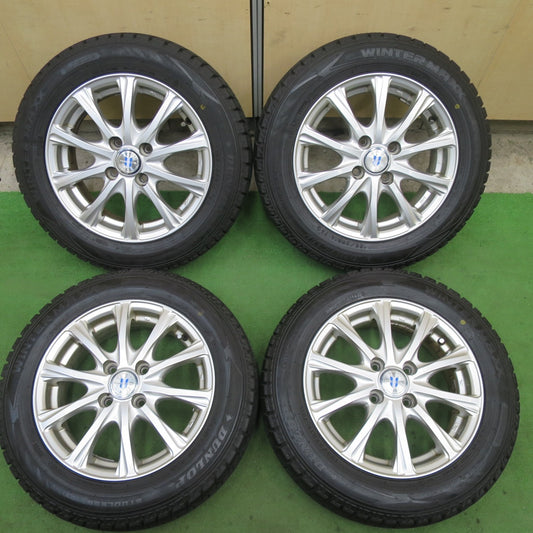 バリ溝！23年！キレイ！9.5分★スタッドレス 165/65R14 ダンロップ ウインターマックス WM02 NEXTA ネクスタ 14インチ PCD100/4H★6022304TTス