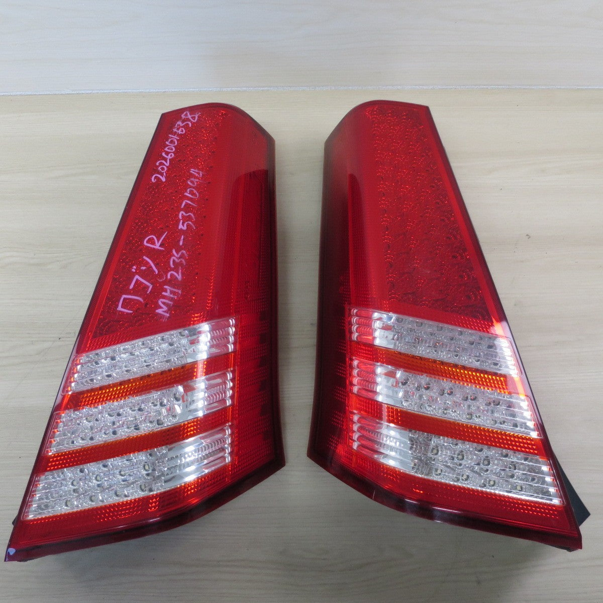 左右セット！キレイ♪スズキ MH23S ワゴンR StallarV LED テールライト AFSWT09 ステラファイブ テールランプ 照明 カー パーツ♪