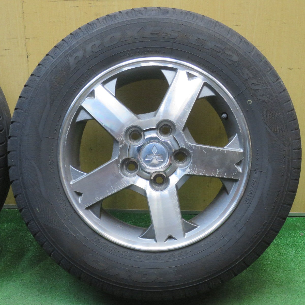 バリ溝！22年！8.5分★三菱 パジェロ ミニ 純正 175/80R15 トーヨー プロクセス CF2 SUV 15インチ PCD114.3/5H★6051509NJノ