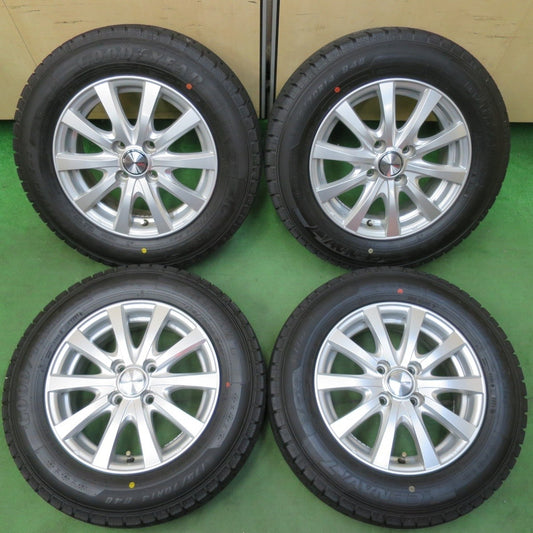バリ溝！22年！キレイ！ほぼ10分★スタッドレス 175/70R14 グッドイヤー アイスナビ7 ravrion RS01 ラブリオン 14インチ PCD100/4H★5011804イス