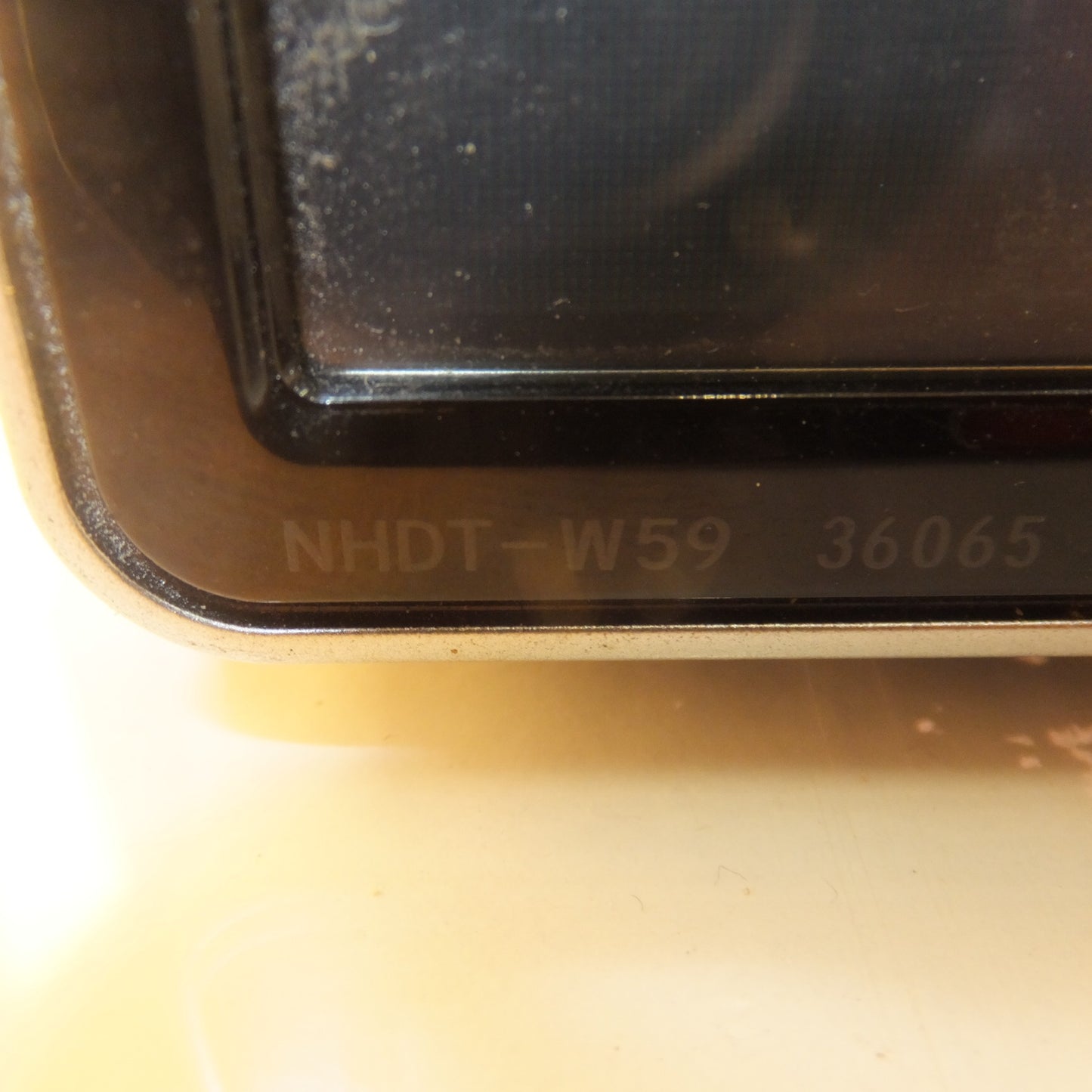 [送料無料] 現状品★富士通テン製 トヨタ 純正 HDDナビゲーション NHDT-W59 08545-00S40 セキュリティロック(11)★