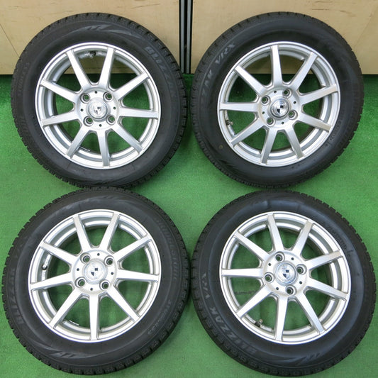 *送料無料* バリ溝！8.5分★スタッドレス 155/65R14 ブリヂストン ブリザック VRX GMach 14インチ PCD100/4H★4053109イス