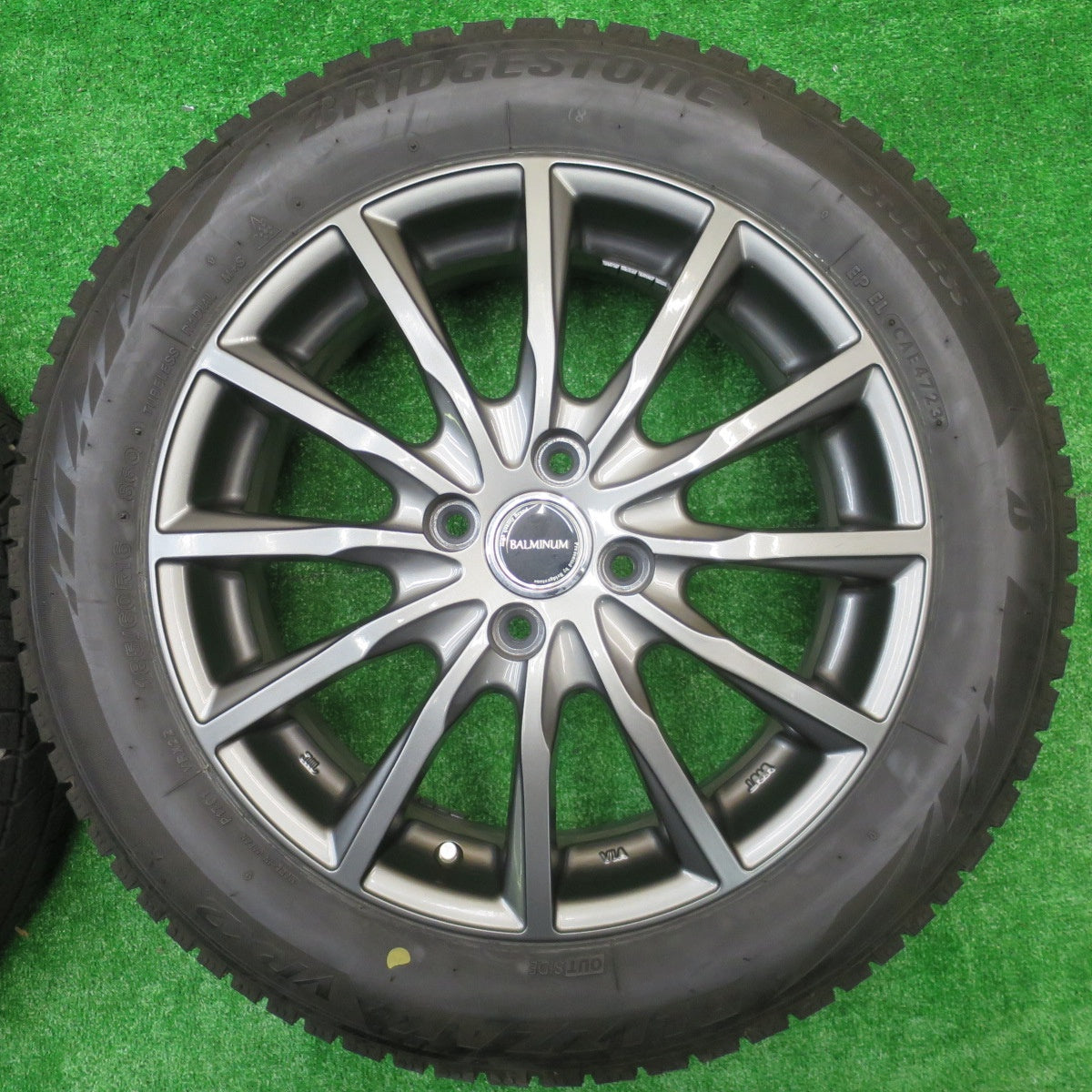 バリ溝！23年！キレイ！9分★スタッドレス 185/60R16 ブリヂストン ブリザック VRX2 BALMINUM バルミナ 16インチ PCD100/4H★5100806NJス