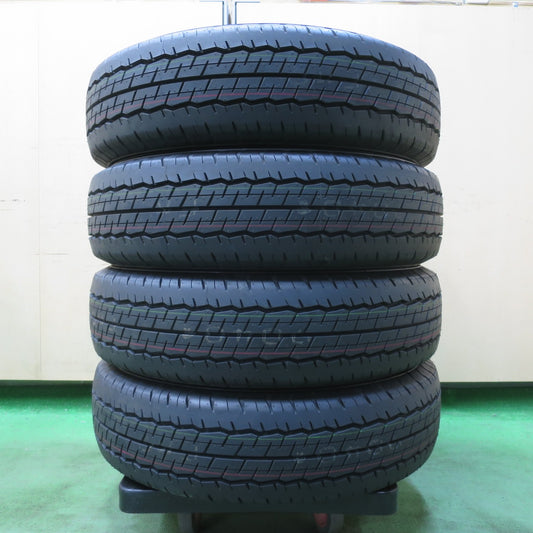 新車外し！25年★195/80R15 107/105S ダンロップ SP175N タイヤ 15インチ ハイエース キャラバン 等★5042904イノタ