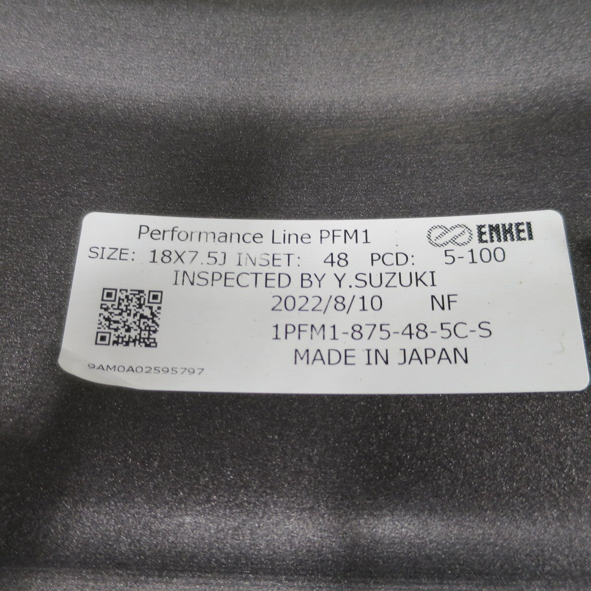 バリ溝！22年！キレイ！9.5分★プリウス 86 BRZ 等 ENKEI PFM1 225/40R18 トーヨー ナノエナジー3 プラス 18インチ エンケイ PCD100/5H★5120601NKノ