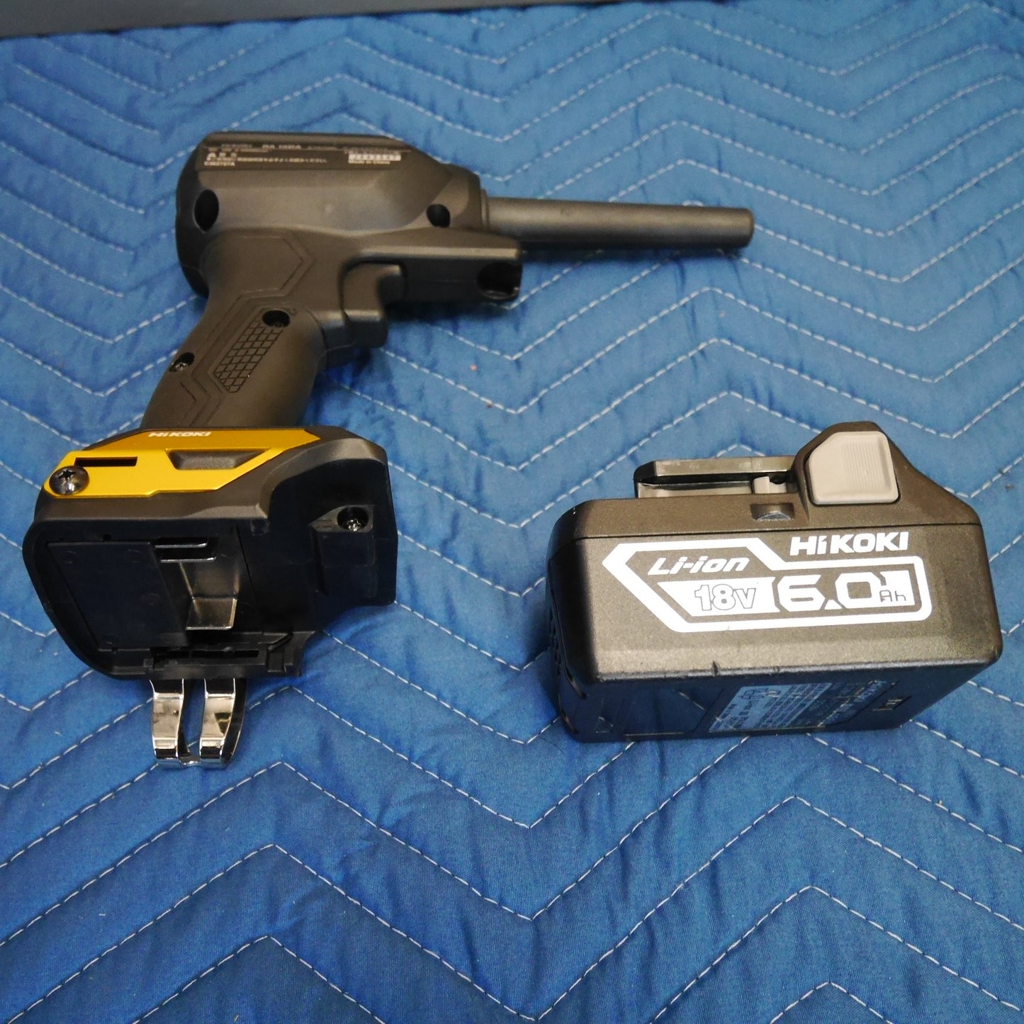 [送料無料] キレイ☆HiKOKI ハイコーキ 0.7m3/min コードレス エア ダスター RA18DA 電動 工具 充電式 18V 6.0Ah 充電器 UC18YDL☆