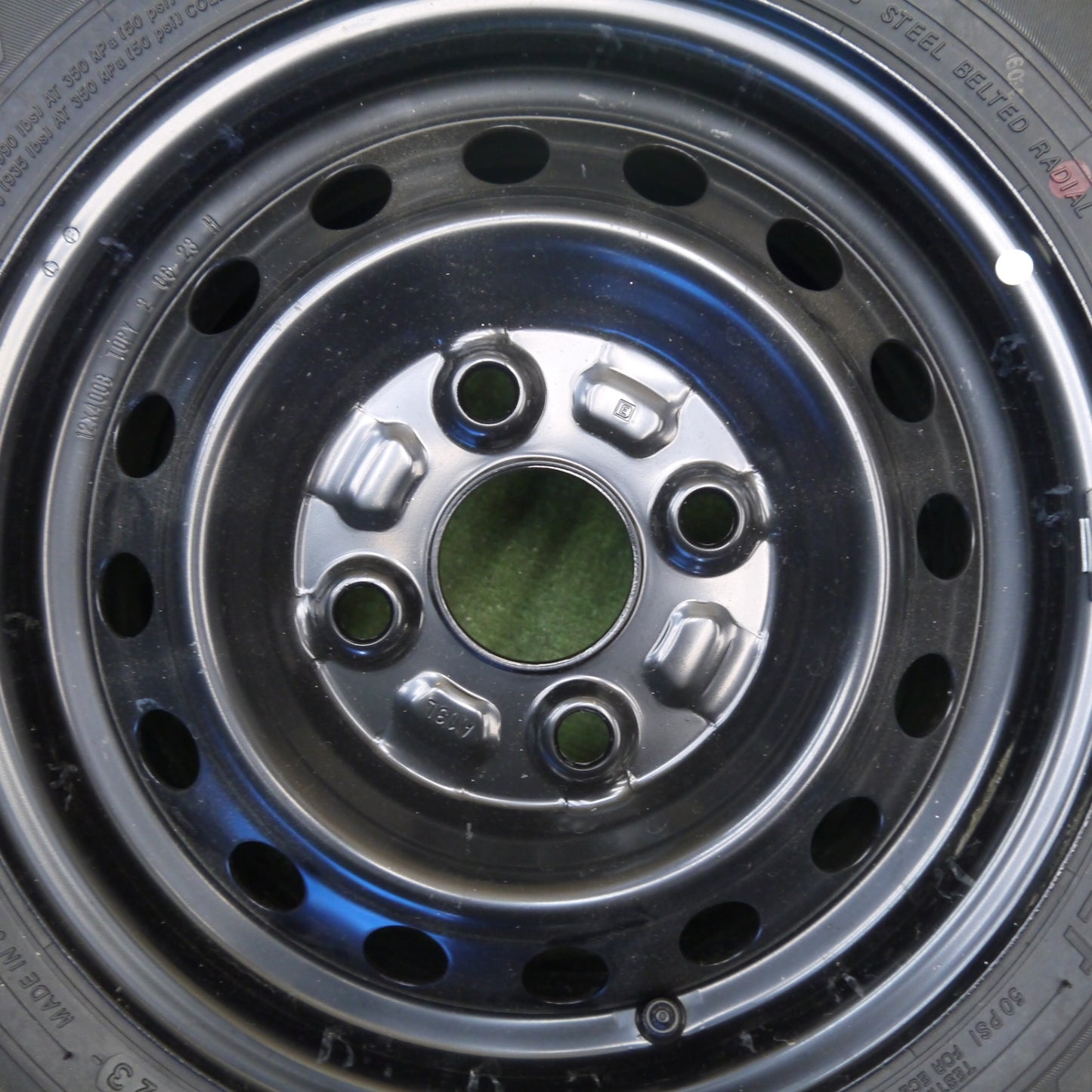 新車外し！23年★ダイハツ アトレー 純正 スチール 145/80R12 80/78N ヨコハマ JOB RY52 12インチ PCD100/4H★6051812Hノ