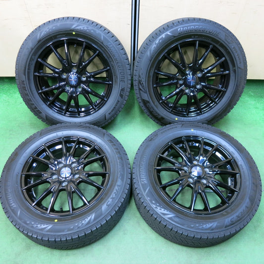 [送料無料] バリ溝！23年！キレイ！ほぼ10分★スタッドレス 205/60R16 ブリヂストン ブリザック VRX3 VELVA SPORT ヴェルヴァ 16インチ PCD114.3/5H★4112907SYス