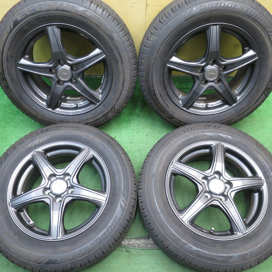 バリ溝！21年！キレイ！9.5分★プリウス 等 195/65R15 ブリヂストン エコピア NH100 TOPRUN トップラン 15インチ PCD100/5H★5060304NJノ