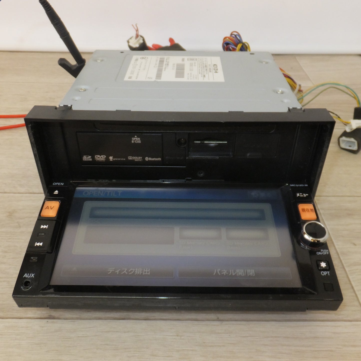 [送料無料] ★クラリオン製 日産 純正 オリジナルナビゲーションシステム MC312D-W[9]★