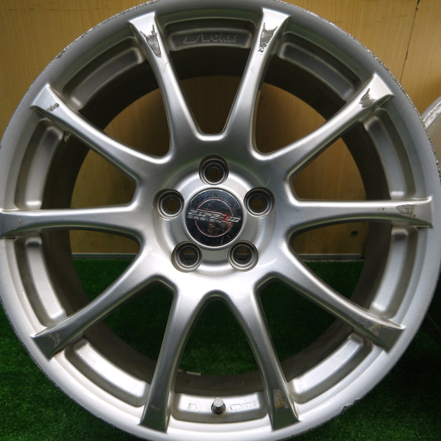 4本価格★プリウス 86 BRZ 等 WORK ESPERIO ワーク エスペリオ 17インチ ホイール 17×7JJ PCD100/5H★5102205Hホ