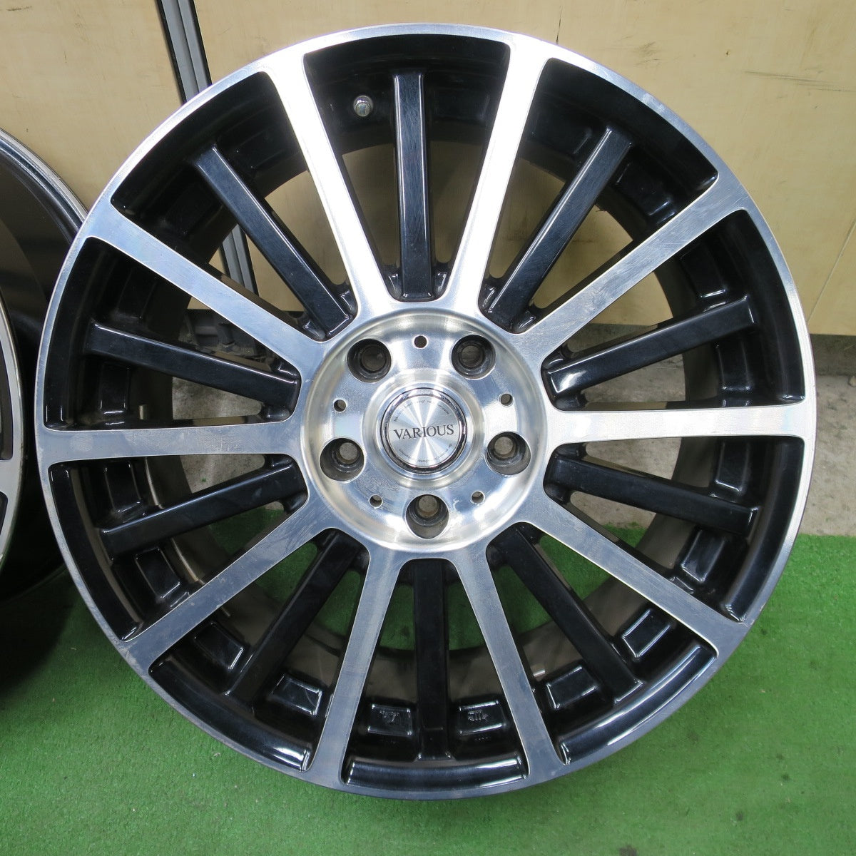 4本価格★VARIOUS VENTI 18インチ ホイール 18×7.5J ヴァリエス ヴェンティ PCD114.3/5H★6030601NGホ
