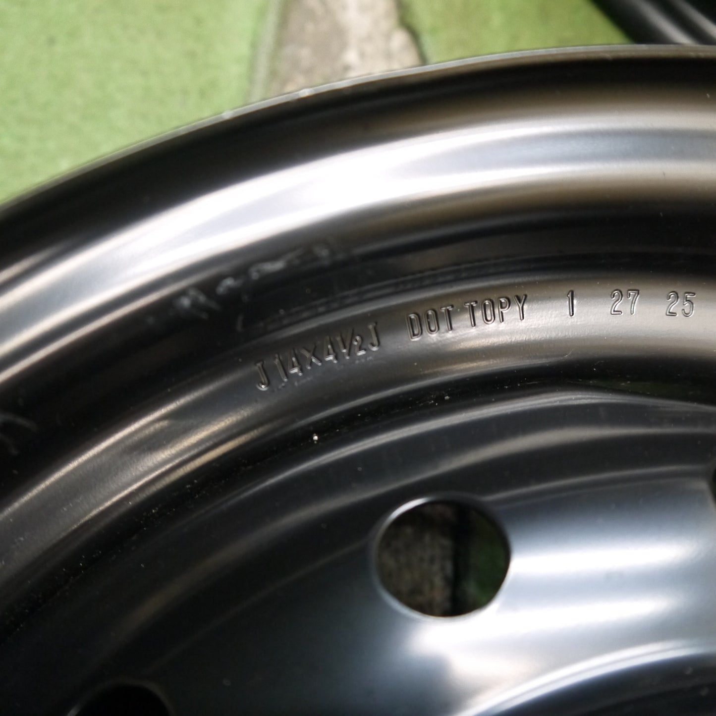 新車外し★スズキ スペーシア 純正 スチール ホイール 14インチ 14×4.5J PCD100/4H★5070805Hホ