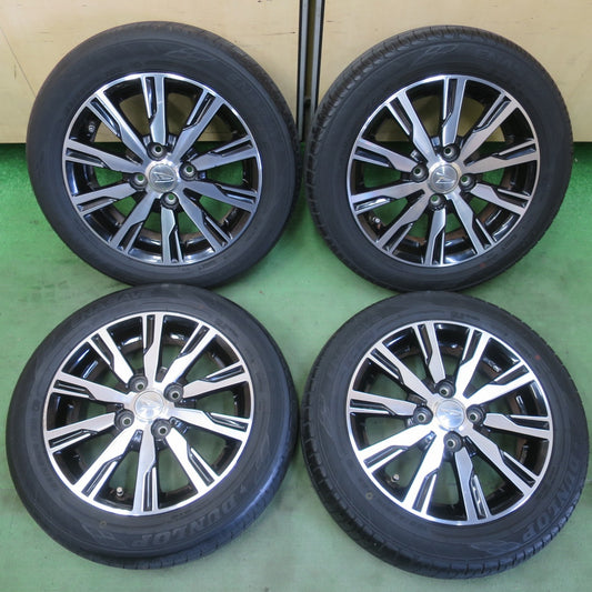 4本価格！23年★ダイハツ LA600S タント カスタム 純正 155/65R14 ダンロップ エナセーブ EC204 14インチ PCD100/4H★6042711イノ