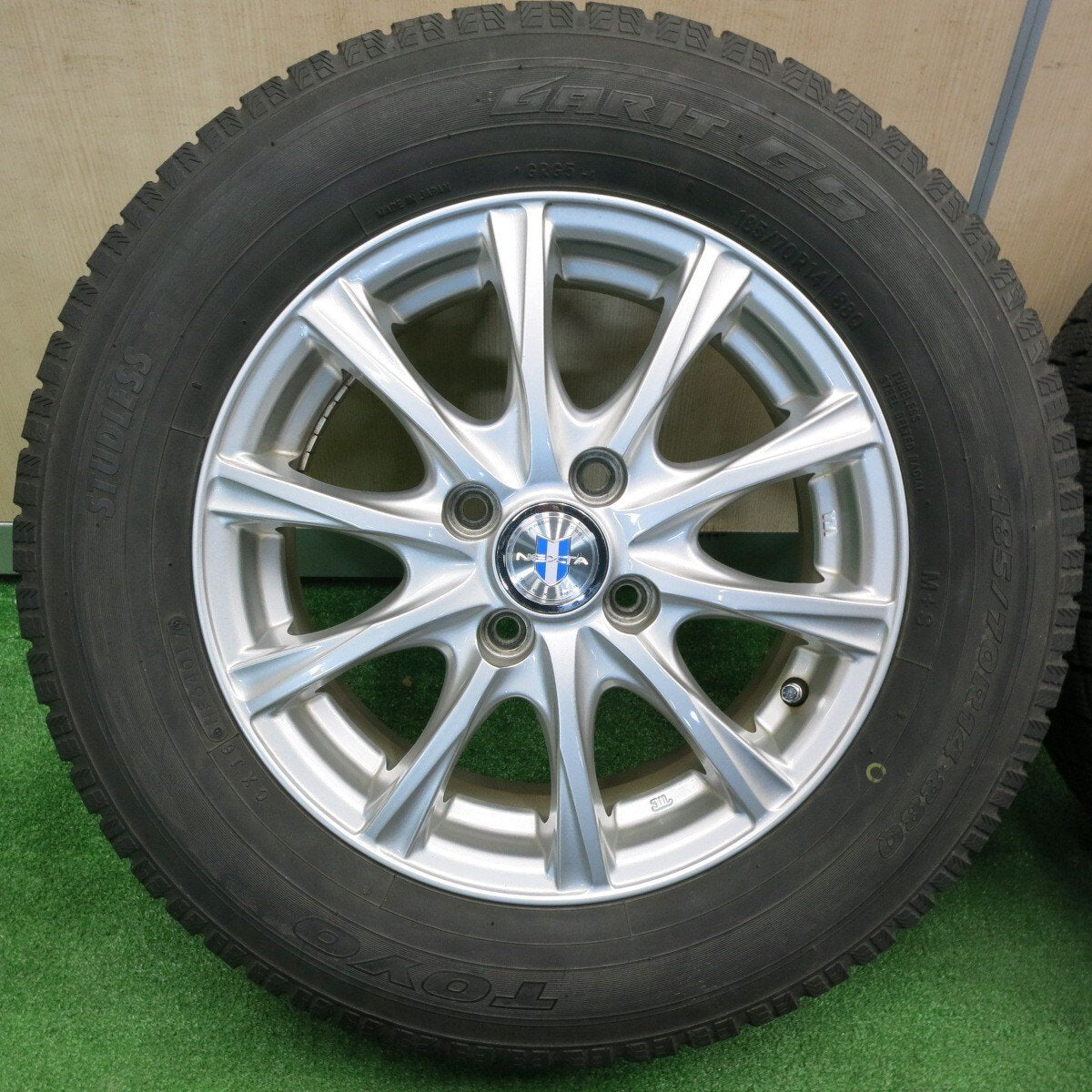 キレイ★スタッドレス 185/70R14 トーヨー ガリット G5 NEXTA ネクスタ 14インチ PCD100/4H★4121805TNス