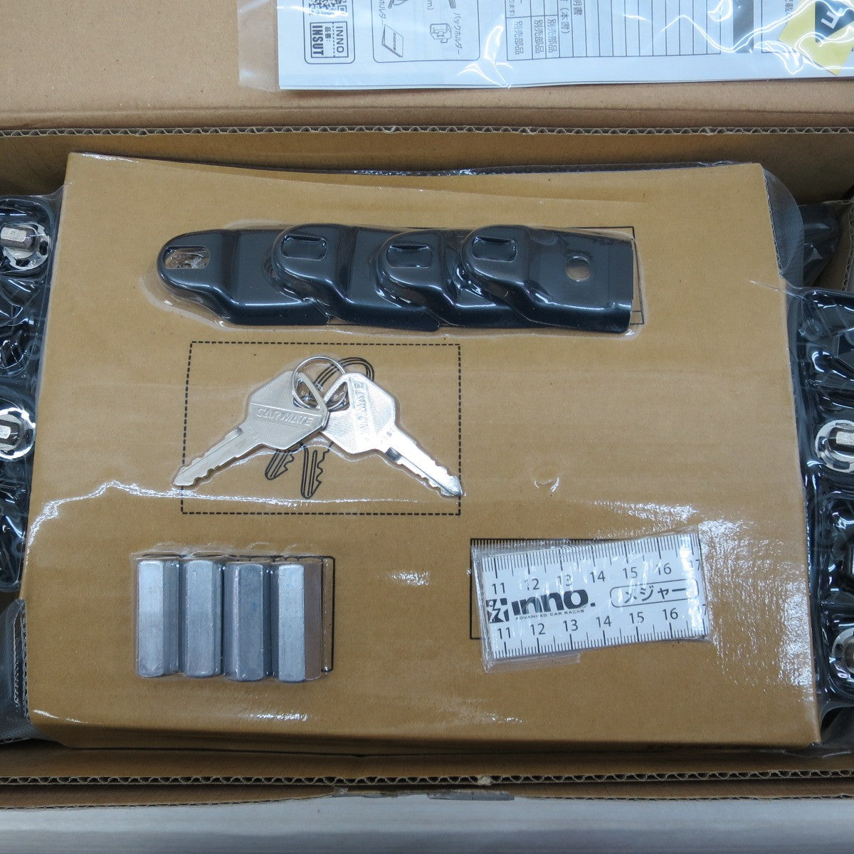 [送料無料] 未使用☆inno イノー スクエア ベース ステー INSUT ベース キャリア カーメイト CARMATE☆