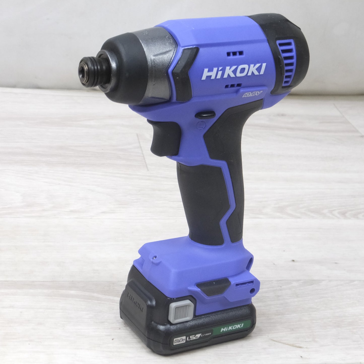 [送料無料] バッテリー2個！キレイ◆ハイコーキ HiKOKI コードレス インパクト ドライバー FWH12DAL 充電式 本体 充電器 電動 工具◆